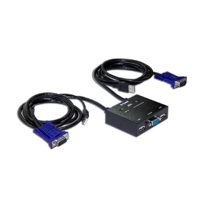 D-Link VGA & USB 2-Port KVM Switch